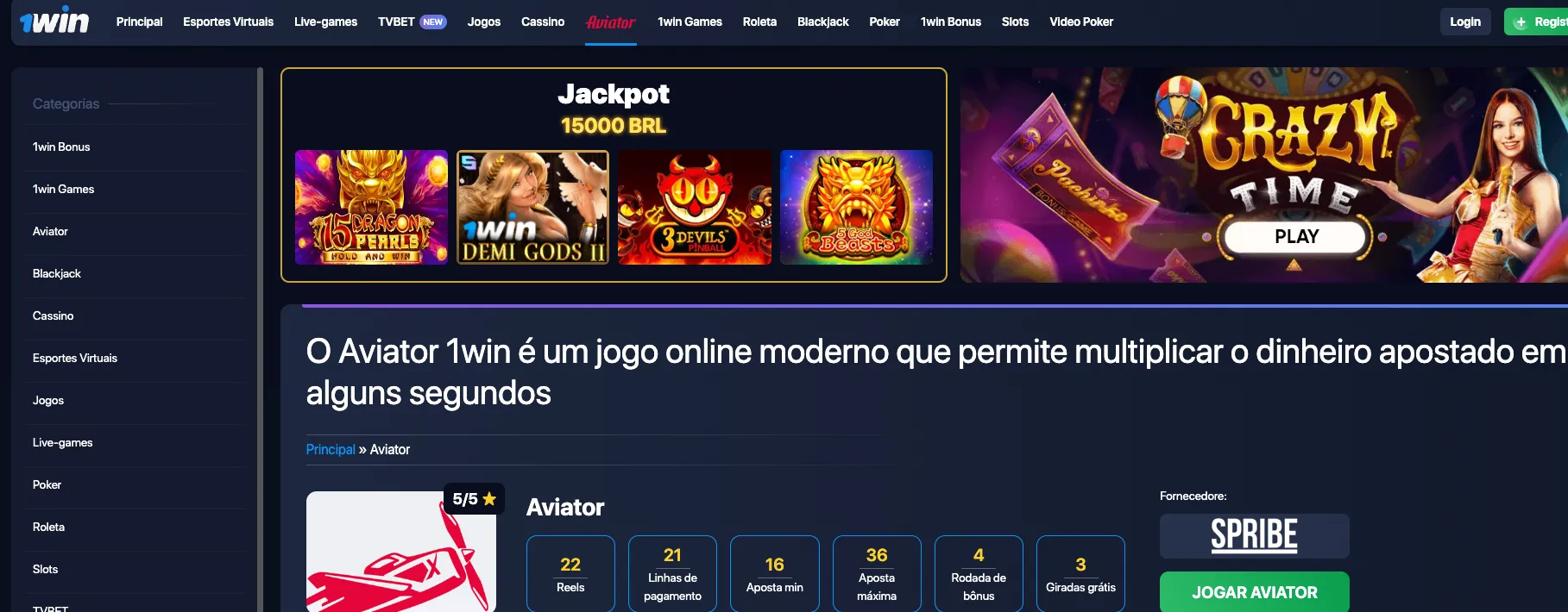 Website SEO audit for jogo-do-aviator.com